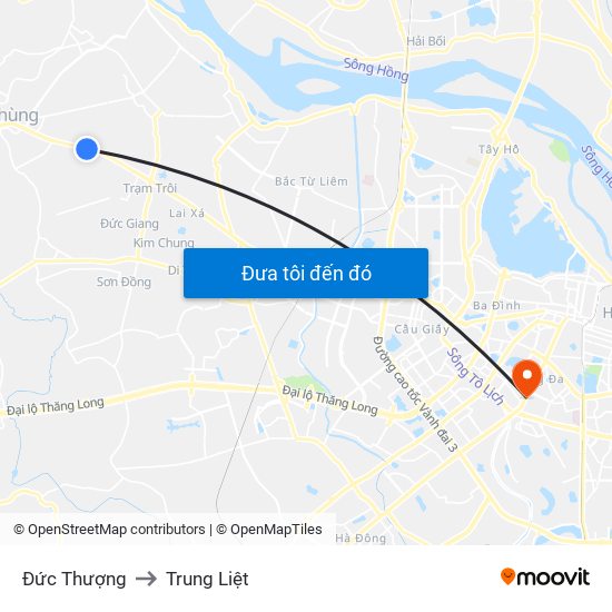 Đức Thượng to Trung Liệt map