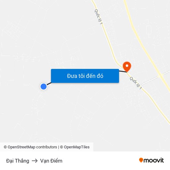 Đại Thắng to Vạn Điểm map