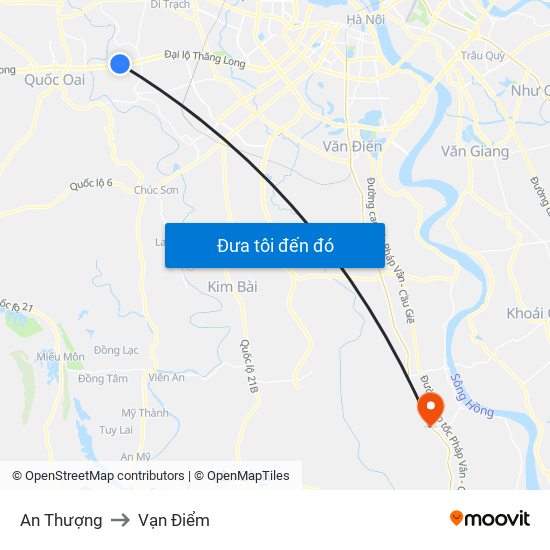 An Thượng to Vạn Điểm map