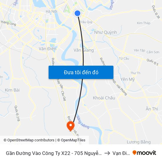 Gần Đường Vào Công Ty X22 - 705 Nguyễn Văn Linh to Vạn Điểm map