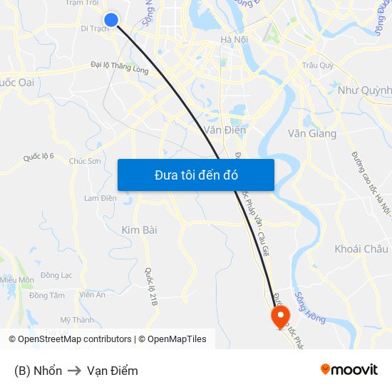 (B) Nhổn to Vạn Điểm map