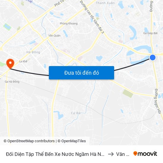 Đối Diện Tập Thể Bến Xe Nước Ngầm Hà Nội - Ngọc Hồi to Văn Khê map