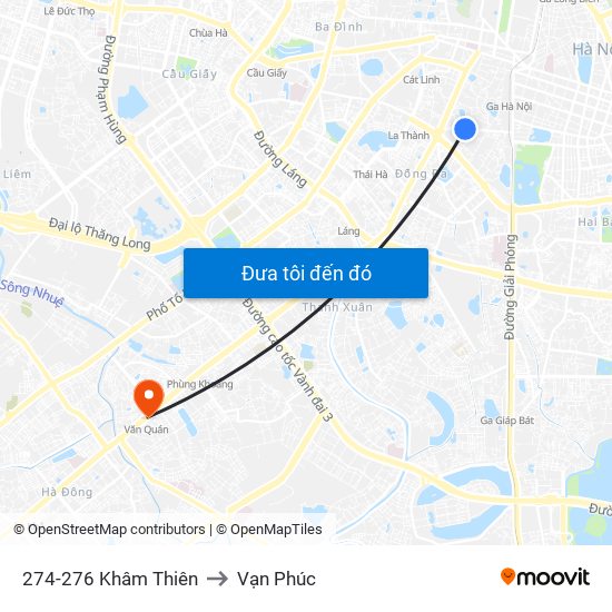 274-276 Khâm Thiên to Vạn Phúc map