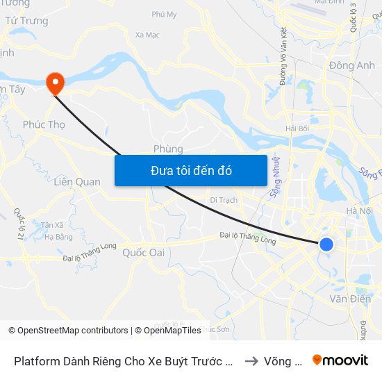Platform Dành Riêng Cho Xe Buýt Trước Nhà 604 Trường Chinh to Võng Xuyên map