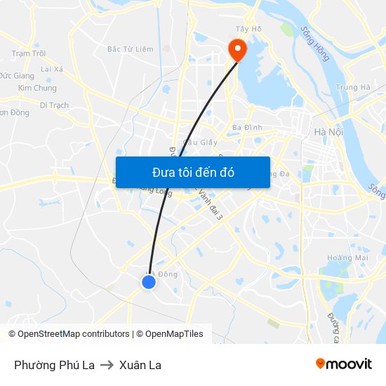 Phường Phú La to Xuân La map