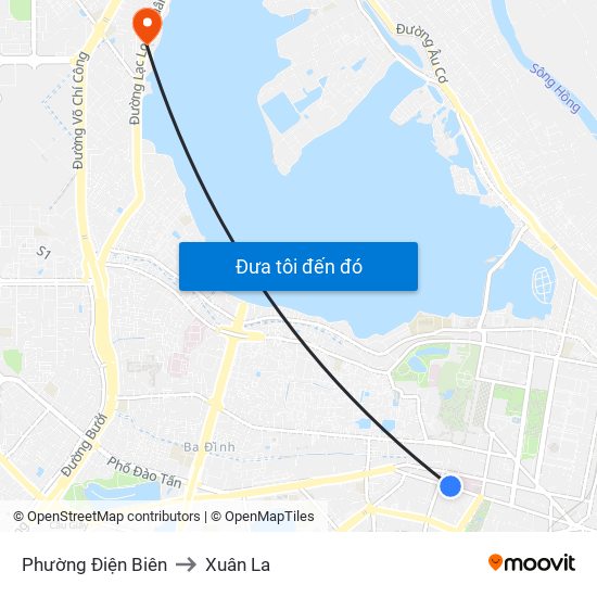 Phường Điện Biên to Xuân La map