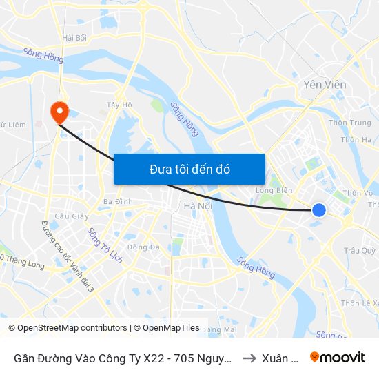 Gần Đường Vào Công Ty X22 - 705 Nguyễn Văn Linh to Xuân Đỉnh map