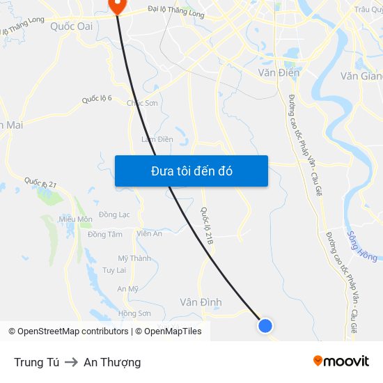 Trung Tú to An Thượng map