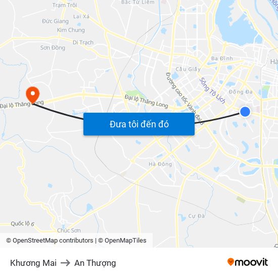 Khương Mai to An Thượng map