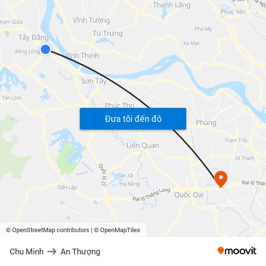 Chu Minh to An Thượng map