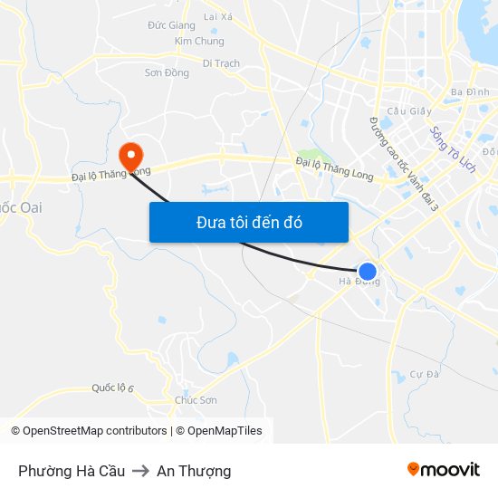 Phường Hà Cầu to An Thượng map
