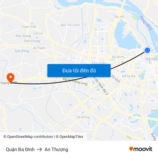 Quận Ba Đình to An Thượng map