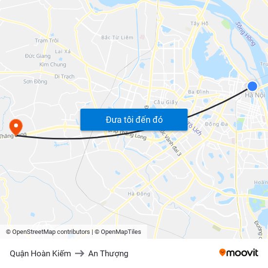 Quận Hoàn Kiếm to An Thượng map