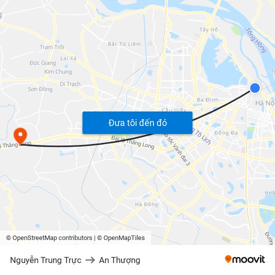 Nguyễn Trung Trực to An Thượng map