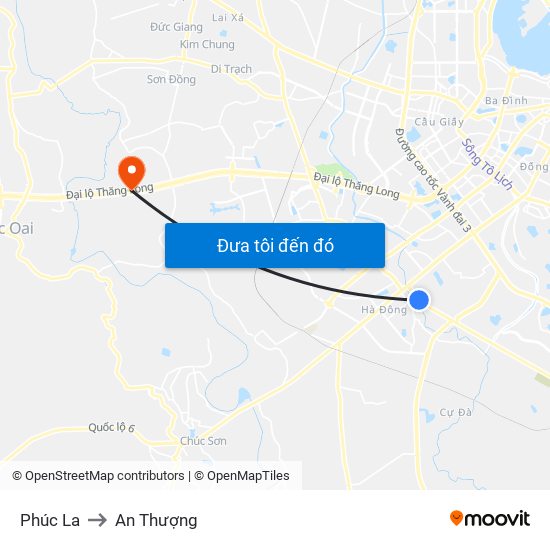 Phúc La to An Thượng map
