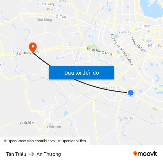 Tân Triều to An Thượng map