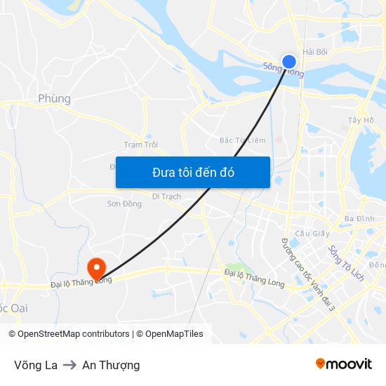 Võng La to An Thượng map