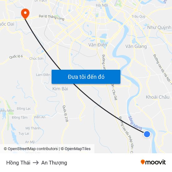 Hồng Thái to An Thượng map