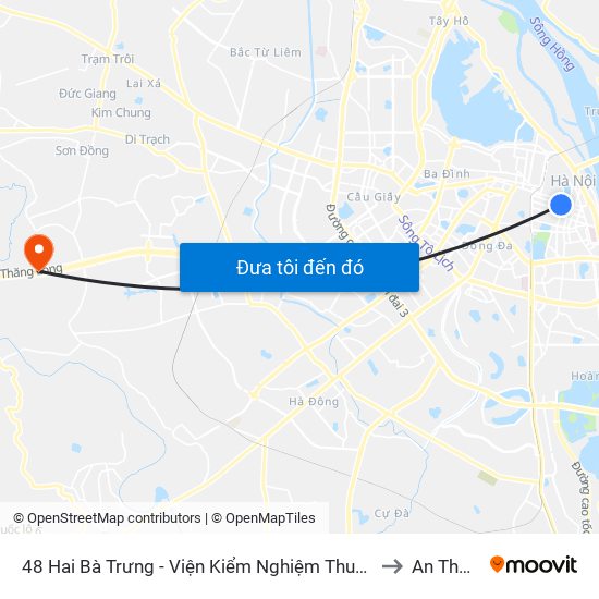 48 Hai Bà Trưng - Viện Kiểm Nghiệm Thuốc Trung Ương to An Thượng map