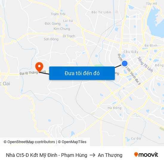 Nhà Ct5-D Kđt Mỹ Đình - Phạm Hùng to An Thượng map