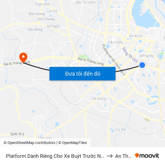 Platform Dành Riêng Cho Xe Buýt Trước Nhà 604 Trường Chinh to An Thượng map