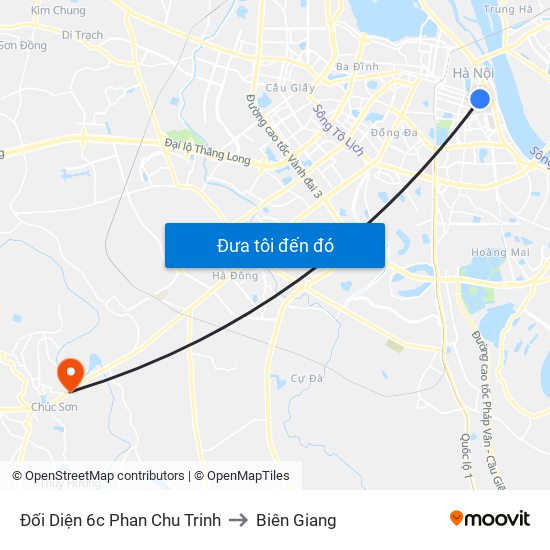 Đối Diện 6c Phan Chu Trinh to Biên Giang map