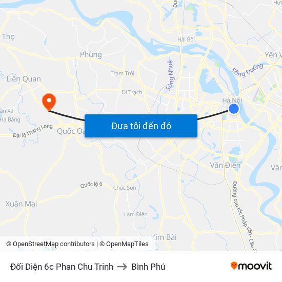 Đối Diện 6c Phan Chu Trinh to Bình Phú map