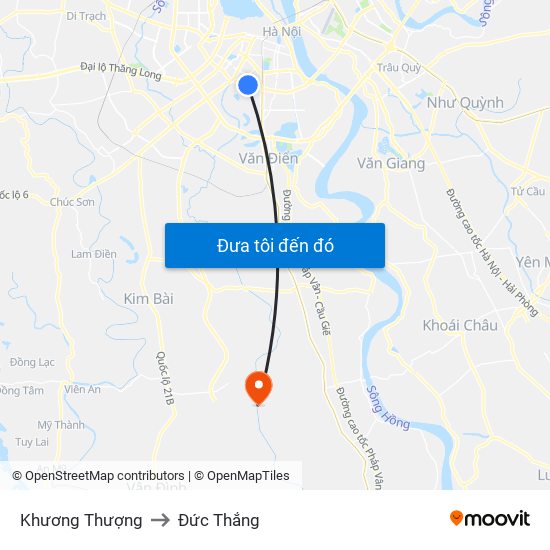 Khương Thượng to Đức Thắng map