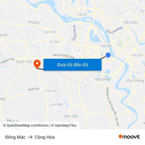 Đống Mác to Cộng Hòa map