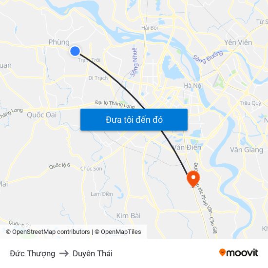 Đức Thượng to Duyên Thái map