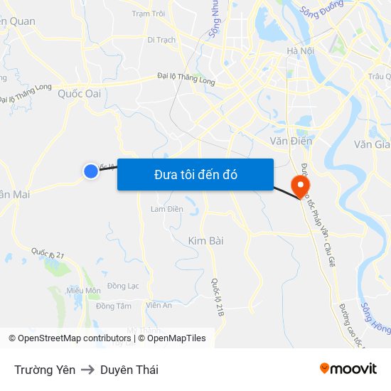 Trường Yên to Duyên Thái map