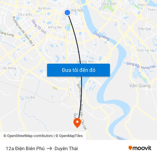 12a Điện Biên Phủ to Duyên Thái map