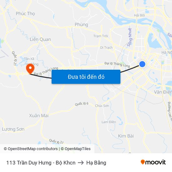 113 Trần Duy Hưng - Bộ Khcn to Hạ Bằng map