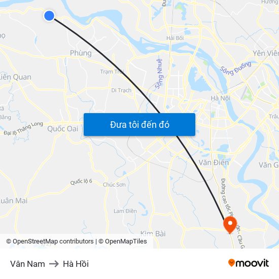 Vân Nam to Hà Hồi map