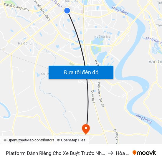 Platform Dành Riêng Cho Xe Buýt Trước Nhà 604 Trường Chinh to Hòa Bình map