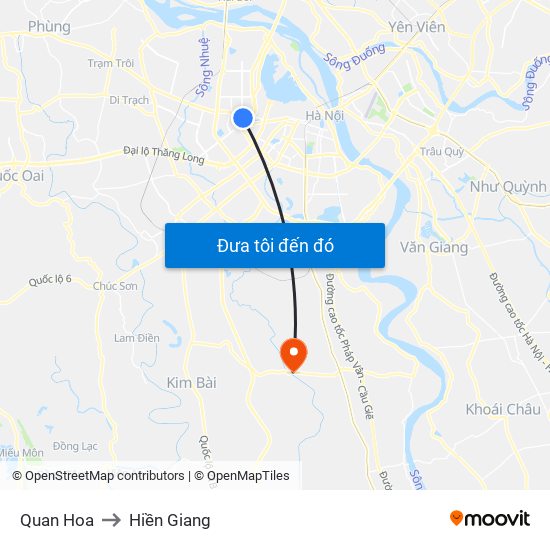 Quan Hoa to Hiền Giang map