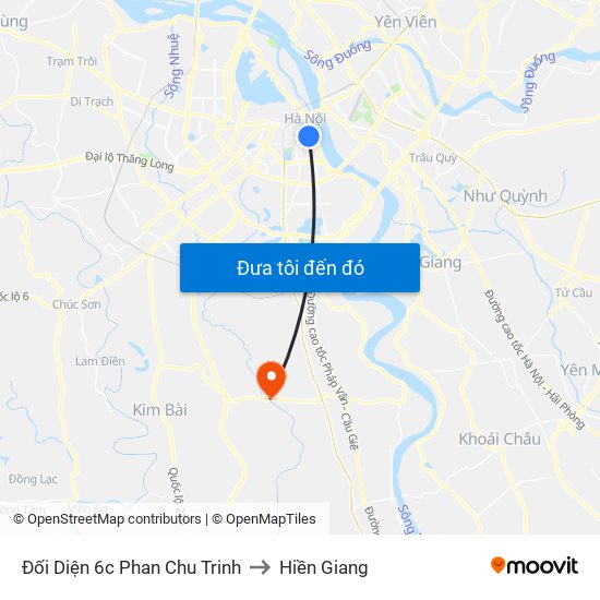 Đối Diện 6c Phan Chu Trinh to Hiền Giang map