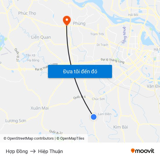 Hợp Đồng to Hiệp Thuận map