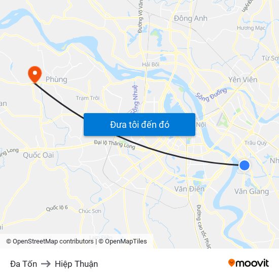 Đa Tốn to Hiệp Thuận map