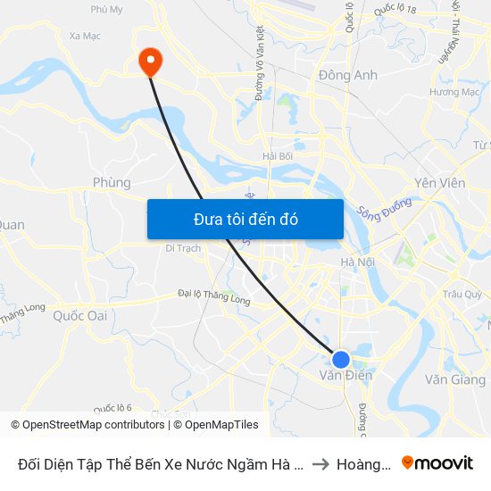 Đối Diện Tập Thể Bến Xe Nước Ngầm Hà Nội - Ngọc Hồi to Hoàng Kim map