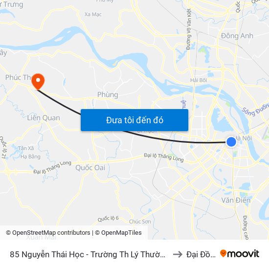 85 Nguyễn Thái Học - Trường Th Lý Thường Kiệt to Đại Đồng map