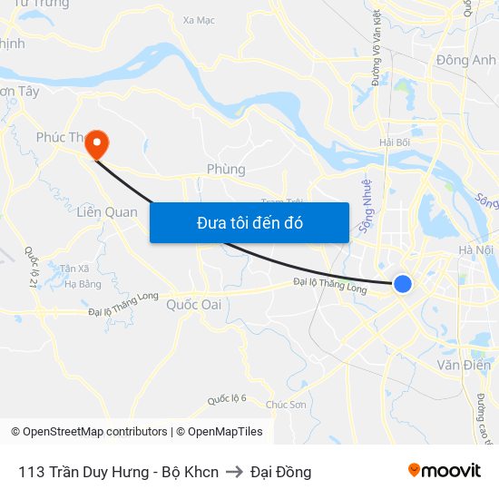 113 Trần Duy Hưng - Bộ Khcn to Đại Đồng map