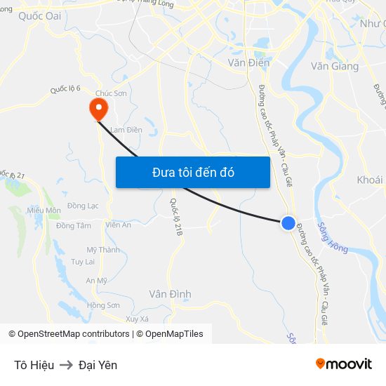 Tô Hiệu to Đại Yên map
