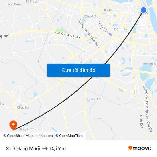 Số 3 Hàng Muối to Đại Yên map