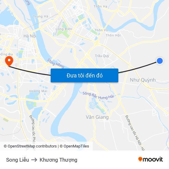 Song Liễu to Khương Thượng map