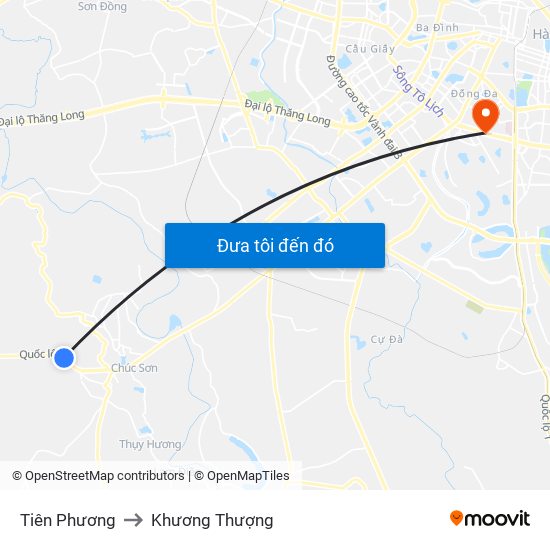 Tiên Phương to Khương Thượng map