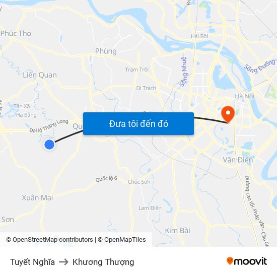 Tuyết Nghĩa to Khương Thượng map