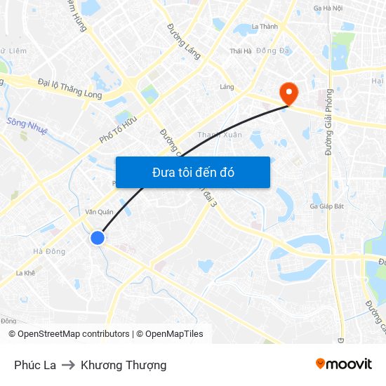 Phúc La to Khương Thượng map