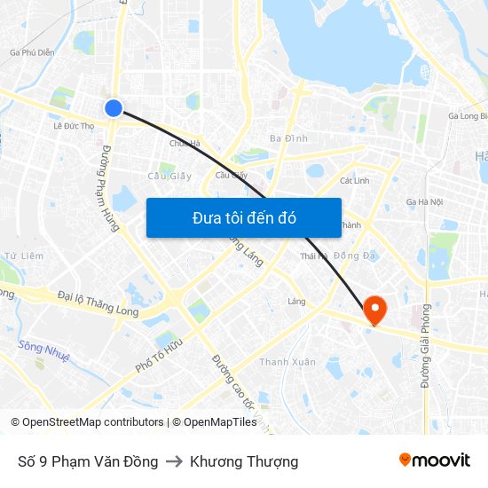 Trường Phổ Thông Hermam Gmeiner - Phạm Văn Đồng to Khương Thượng map