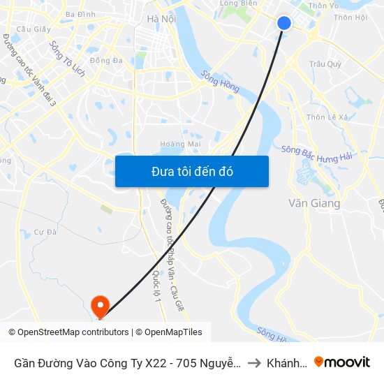 Gần Đường Vào Công Ty X22 - 705 Nguyễn Văn Linh to Khánh Hà map